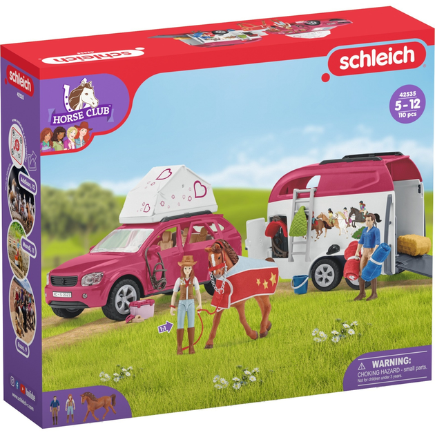 Ігровий набір Schleich Horse Club Adventures Trailer (4059433573014) - зображення 1