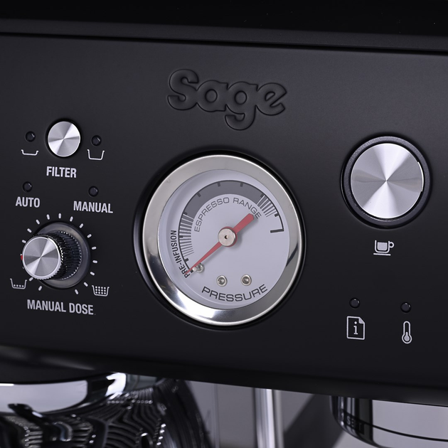 Кавоварка рожкова Sage Barista Express Impress Black Truffle SES876BTR4EEU1 - зображення 15