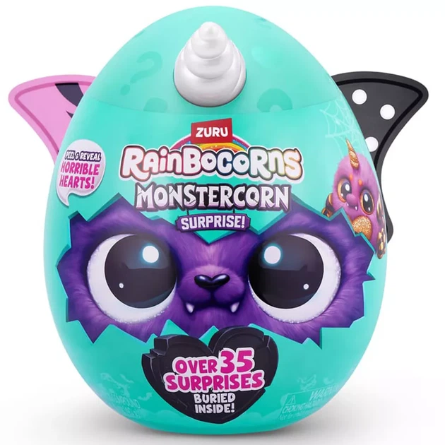 М'яка іграшка Rainbocorns Monstercorn Surprise Монстрик рожевий з чорним (9297A) - Фото 7 М'яка іграшка Rainbocorns Monstercorn Surprise Монстрик рожевий з чорним (9297A) - зображення 7