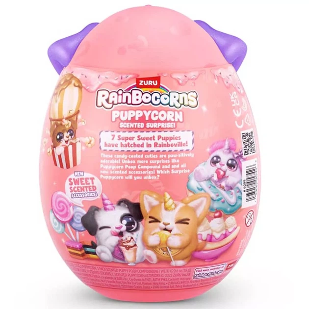 М'яка іграшка Rainbocorns Puppycorn Scented Surprise Цуценя біле з рожевим (9298B) - Фото 12 М'яка іграшка Rainbocorns Puppycorn Scented Surprise Цуценя біле з рожевим (9298B) - зображення 12