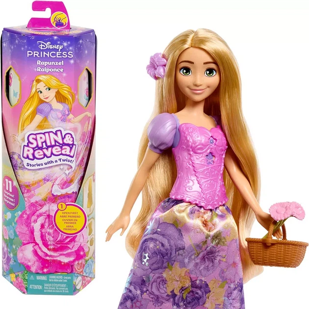 Кукла Disney Princess Крупи и прояви Рапунцель с аксессуарами (HTV86) - Фото 8 Кукла Disney Princess Крупи и прояви Рапунцель с аксессуарами (HTV86) - изображение 8