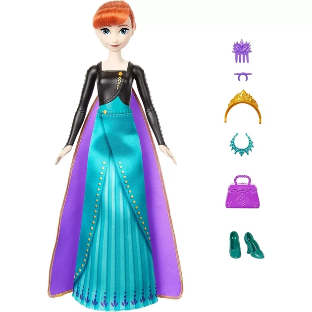 Лялька Disney Princess Крути та прояви Анна з аксесуарами (HXD27) - зображення 12