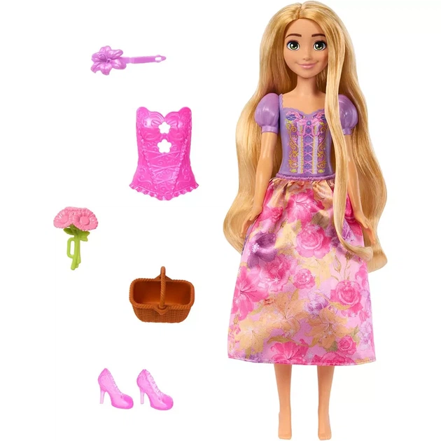 Кукла Disney Princess Крупи и прояви Рапунцель с аксессуарами (HTV86) - Фото 12 Кукла Disney Princess Крупи и прояви Рапунцель с аксессуарами (HTV86) - изображение 12