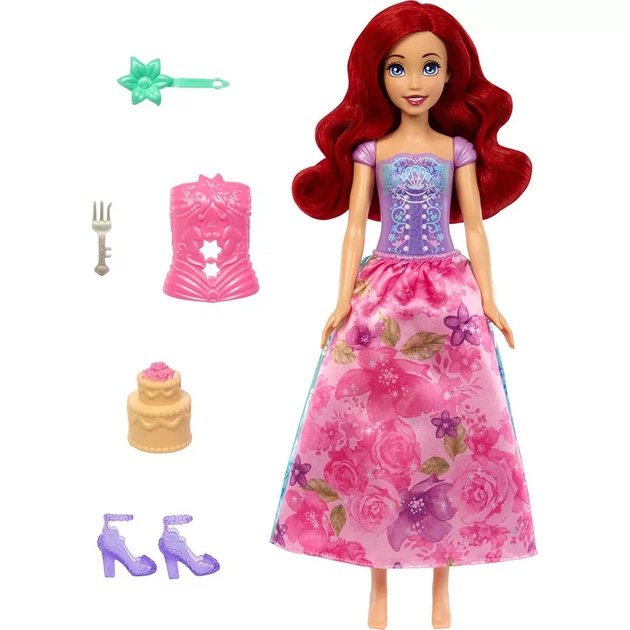 Кукла Disney Princess Крути и прояви Ариэль с аксессуарами (HTV88) - изображение 14