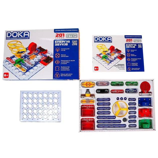 Конструктор электронный Doka Энергия звуков 201 схема (D70706) - изображение 13