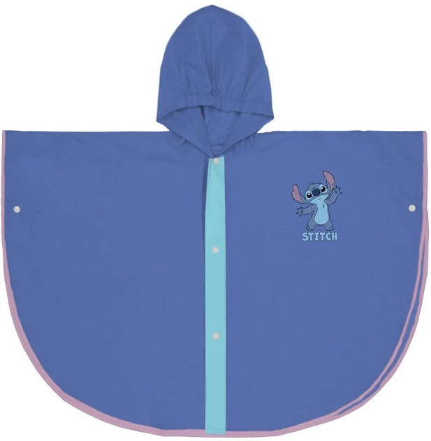 Płaszcz przeciwdeszczowy-poncho Cerda Kids Stitch (8445484313659) - obraz 1