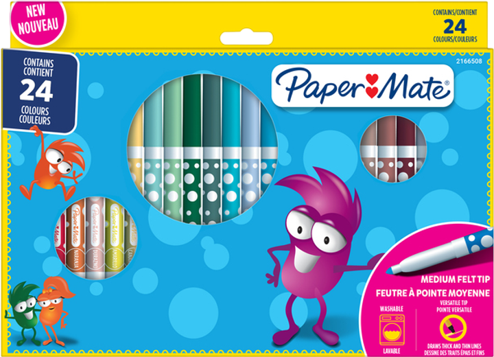 Фломастери Paper Mate 24 шт (3026981665080) - зображення 1