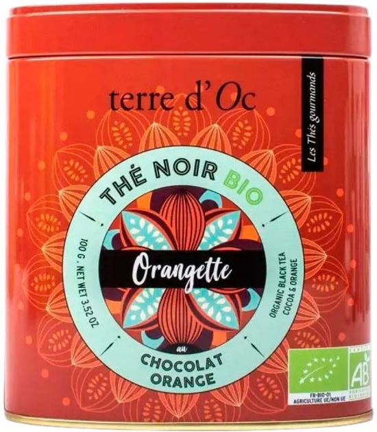 Чорний чай Terre d'Oc The Noir Bio Orangette 100 г (3700324437687) - зображення 1