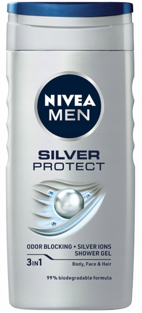 Набір для догляду за тілом Nivea Men Silver Control Бальзам після гоління 100 мл + Антиперспірант кульковий 50 мл + Гель для душу 250 мл + Косметичка (9005800383224) - зображення 2