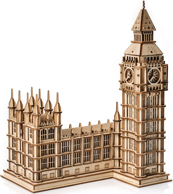 3D Puzzle drewniane Little Story Big Ben 17 x 14.5 x 23.7 cm 269 elementów (5905982170046) - obraz 2