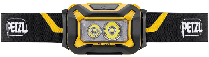 Налобний ліхтар Petzl Aria 2R 600 лм E071AA00 Black/Yellow (3342540840089) - зображення 2