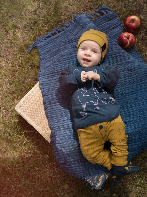 Spodnie niemowlęce Pinokio Secret Forest 80 cm Curry (5901033252952) - obraz 3