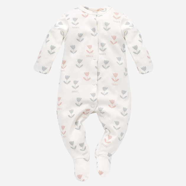Дитячий чоловічок для дівчинки Pinokio Romantic Overall 62 см Ecru (5901033288791) - зображення 1