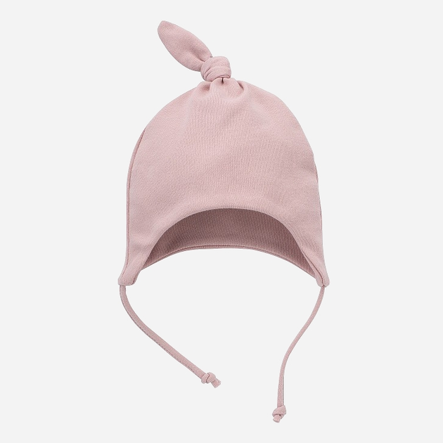 Czapeczka niemowlęca dla dziewczynki Pinokio Romantic Bonnet 45-47 cm Różowa (5901033288173) - obraz 1