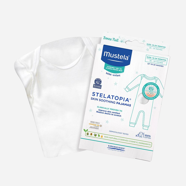Дитячий чоловічок Mustela Skin Soothing Pajamas Stelatopia 6-12 місяців (3504105032845) - зображення 3