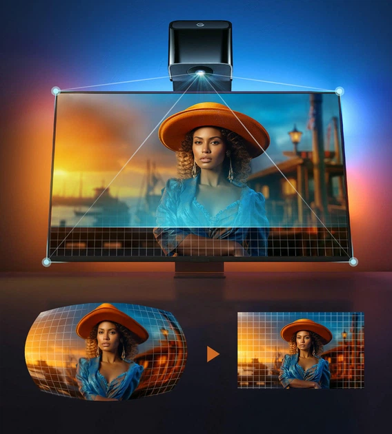 Набір адаптивного підсвічування Govee Backlight 3 Lite 75-85" RGBIC Wi-Fi/Bluetooth Чорний (H60993D2) - зображення 6