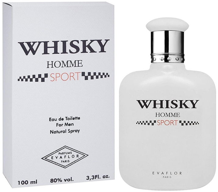 Туалетна вода для чоловіків Evaflor Whisky Homme Sport 100 мл (3509166891202) - зображення 2