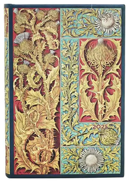 Kalendarz Paperblanks 2025 Wild Thistle Mini dzienny (9781408757406) - obraz 1