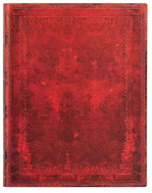 Kalendarz biznesowy Paperblanks 2025 Red Moroccan Bold Ultra Flexi (9781408758595) - obraz 1