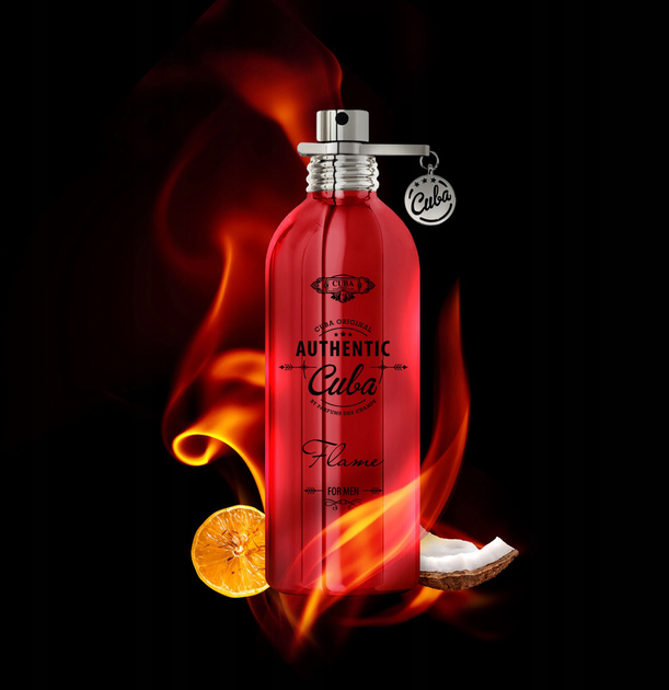 Туалетна вода для чоловіків Cuba Authentic Flame 100 мл (5425039222042) - зображення 3