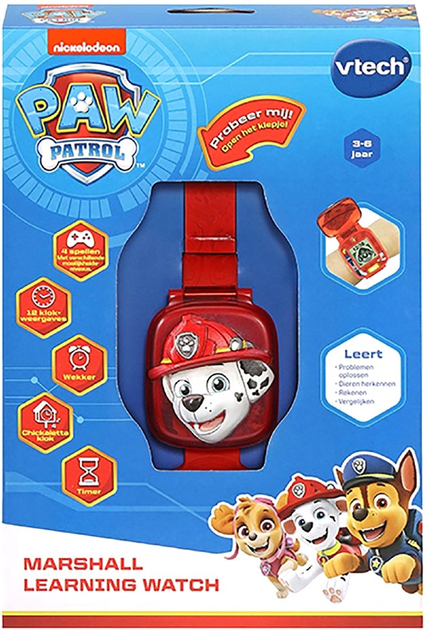 Zabawka interaktywna VTech Zegarek edukacyjny Marshall z Paw Patrol (3417765516627) - obraz 4