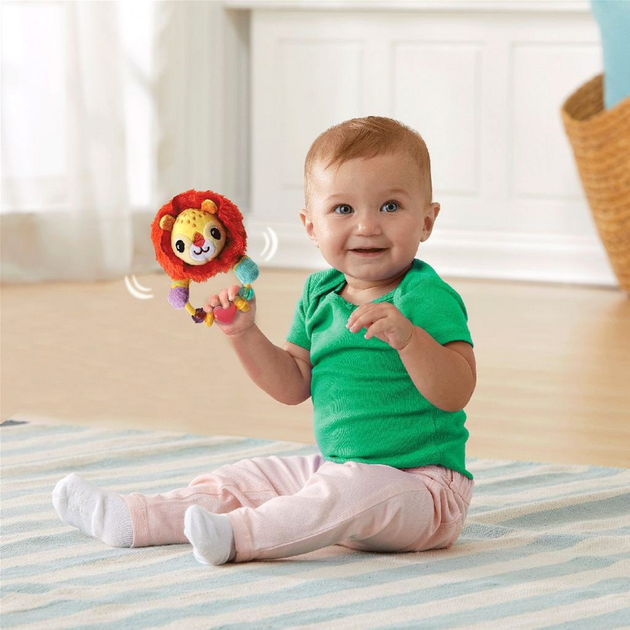 Maskotka VTech Baby Grzechotka Przyjaciel Lew Wielokolorowy (3417765362231) - obraz 2