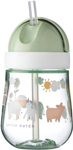 Kubek ze słomką Mepal Little Dutch Farm Straw Cup 300 ml (8720294032601) - obraz 1