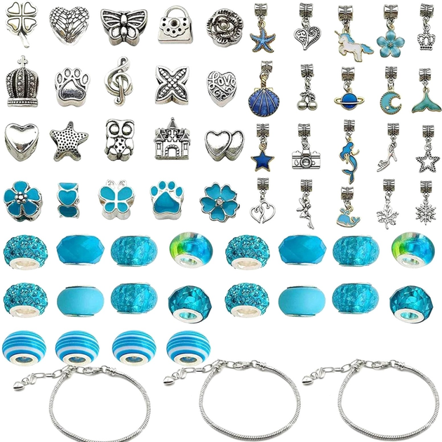 Zestaw dla dziecięcej kreatywności Maksik bransoletek naszyjników charms DIY (6920179699727) - obraz 5