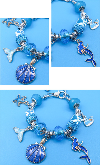 Zestaw dla dziecięcej kreatywności Maksik bransoletek naszyjników charms DIY (6920179699727) - obraz 10