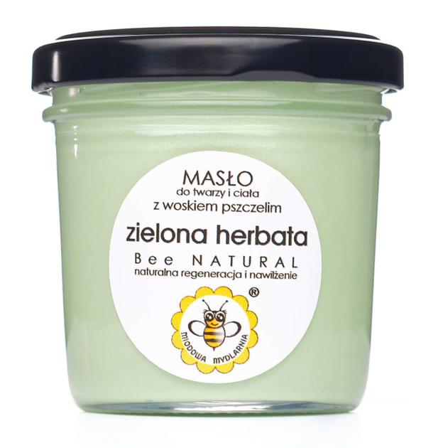 Maslo do twarzy i ciala Miodowa Mydlarnia Zielona Herbata 65 g (5903636960777) - obraz 1