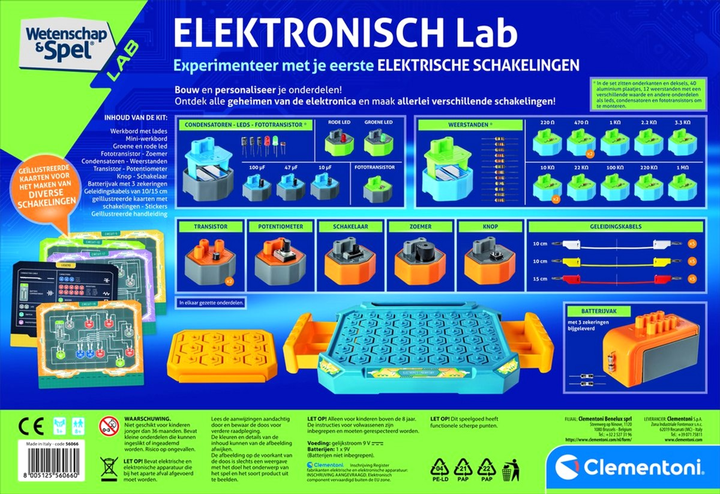 Zestaw doświadczalny Clementoni Science Electronic Lab (8005125560660) - obraz 4