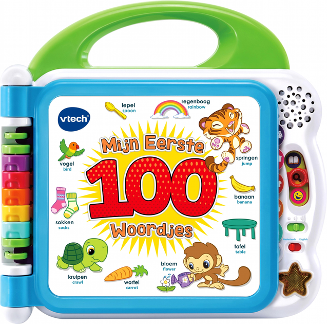 Інтерактивна книжечка VTech Мої перші 100 слів (3417766015426) - зображення 1