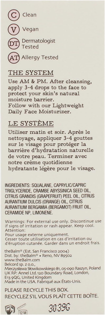 Olejek do twarzy The Balm To The Rescue Glow rozświetlający 30 ml (681619819636) - obraz 4