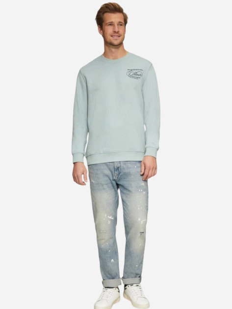 Світшот чоловічий s.Oliver 10.3.11.14.140.2153489-72D1 M Зелений (4099976477349) - зображення 3