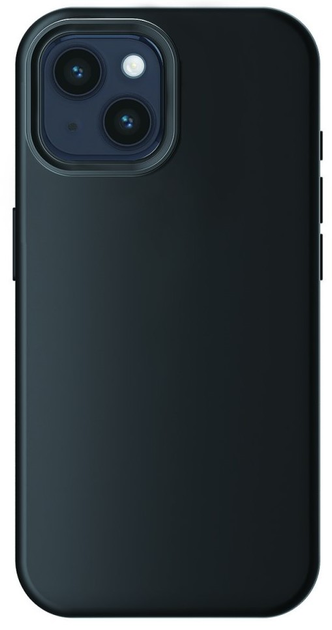 Панель 4smarts Silikon Case Cupertino для Apple iPhone 15 Plus сумісний із MagSafe Black (4252011906550) - зображення 1