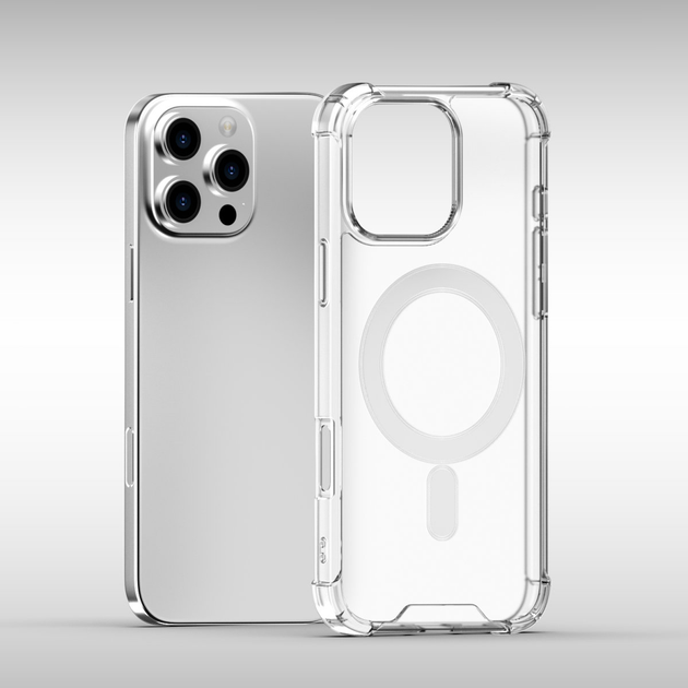 Панель 4smarts Hybrid Case Ibiza для Apple iPhone 16 Pro сумісний з MagSafe Transparent (4252011909407) - зображення 5