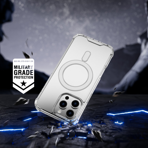 Панель 4smarts Hybrid Case Ibiza для Apple iPhone 16 Pro сумісний з MagSafe Transparent (4252011909407) - зображення 8
