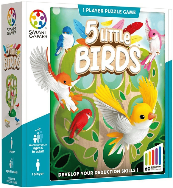 Настільна гра IUVI Games Smart Games 5 Little Birds (5414301525639) - зображення 1