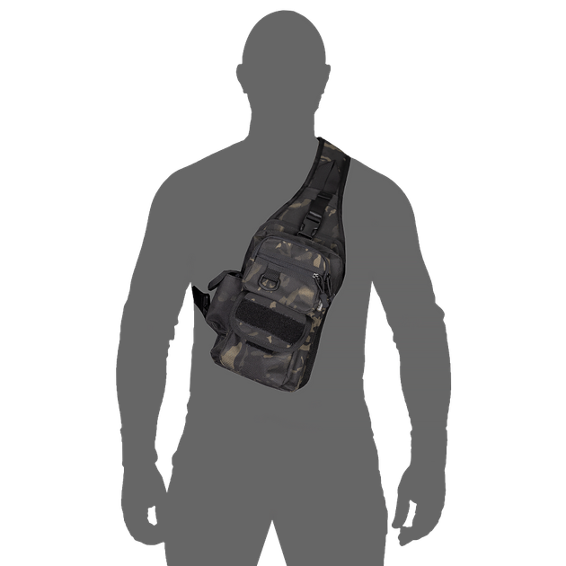 Сумка Gunner Sling 2.0 Multicam Black (7113) - изображение 2