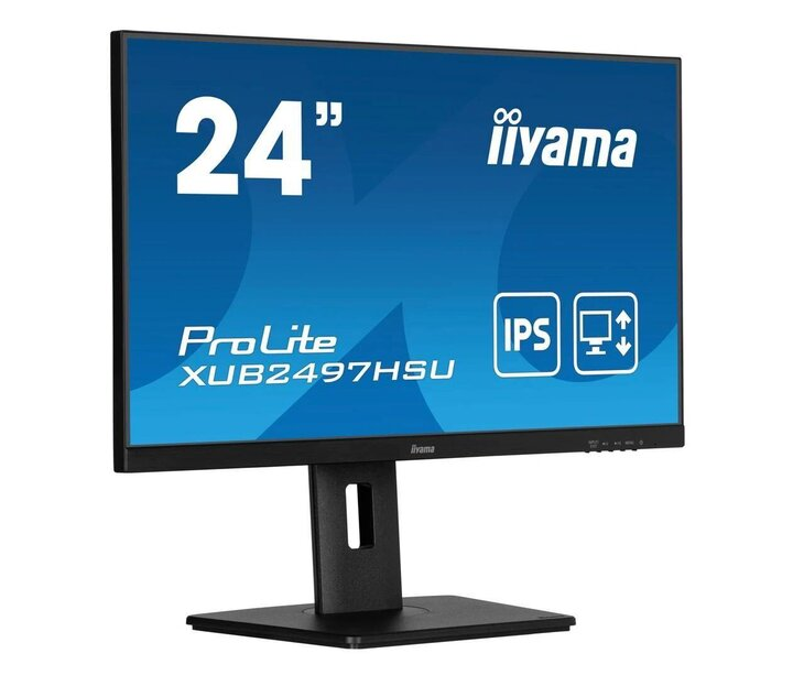 Монитор 24 Iiyama XUB2497HSU-B2 IPS РК 1.2/2xUSB Черный - изображение 2