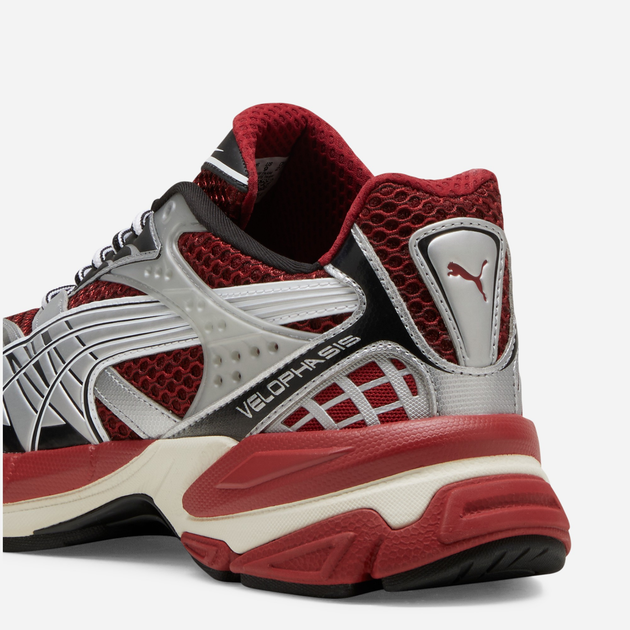 Чоловічі кросівки Puma Velophasis Phased 389365-14 47 (12UK) Червоний/Сріблястий (4067979309356) - зображення 7