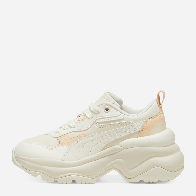 Sneakersy damskie na wysokiej platformie Puma Cilia Wedge 393915-11 38.5 (5.5UK) Mleczne (4067979387477) - obraz 4