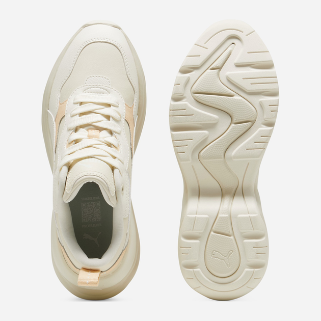 Sneakersy damskie na wysokiej platformie Puma Cilia Wedge 393915-11 38.5 (5.5UK) Mleczne (4067979387477) - obraz 5