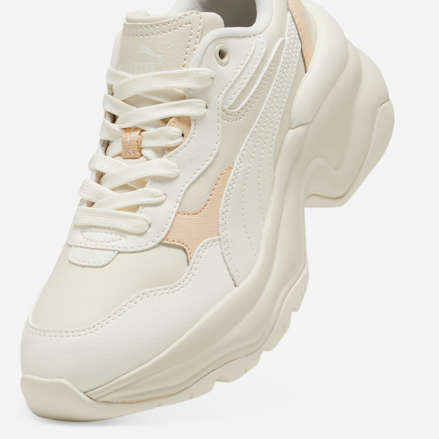 Sneakersy damskie na wysokiej platformie Puma Cilia Wedge 393915-11 38.5 (5.5UK) Mleczne (4067979387477) - obraz 6