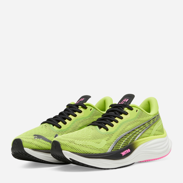 Buty do biegania damskie Puma Velocity NITRO 3 Psychedelic Rush 380081-01 39 (6UK) Seledynowe (4099686442729) - obraz 4