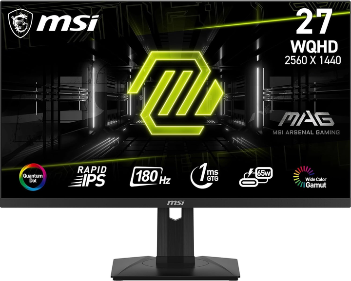 Монитор 27" MSI MAG 274QRF-QD E2 -- Quantum Dot / Rapid IPS QHD (2K) / 180Hz / 1ms GtG / 8-Bit + FRC / DisplayHDR 400 / Type-C 65W PD / G-Sync Compatible / Adaptive Sync / HAS / Pivot / KVM / Console Mode 2K 120Hz - изображение 14