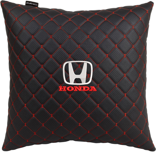 Подушка EVAtech ECO Honda 40 х 40 см Чорна з червоною ниткою від Rozetka на платформі USKIDKA Акція на Подушка EVAtech ECO Honda 40 х 40 см Чорна з червоною ниткою від Rozetka