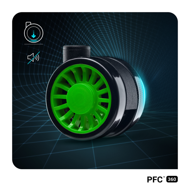Fotel gamingowy Diablo X-One 2.0 Normal Size Black/Green (5902560337082) - obraz 10