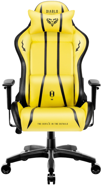 Ігрове крісло Diablo X-One 2.0 Normal Size Electric Yellow (5904405570012) - зображення 1