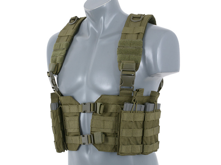 Разгрузка Chest Harness MOLLE на фастексах – OLIVE [8FIELDS] - изображение 2